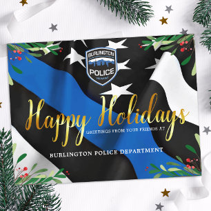 Polizeiabteilung Thin Blue Line Weihnachten