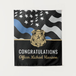 Polizeiakademie - Rechtsdurchsetzung Wandteppich