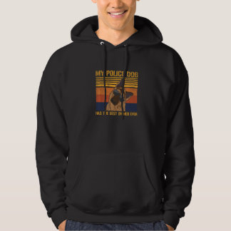 Polizeiangebot der Hundeführer-Einheit für einen K Hoodie