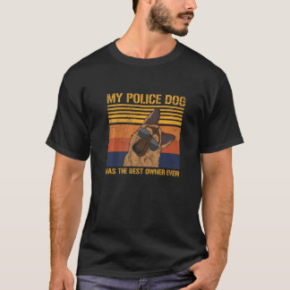Polizeiangebot der Hundeführer-Einheit für einen K T-Shirt