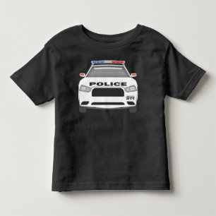 Polizeiauto 911Kleinkinder Jungen und Mädchen Kleinkind T-shirt