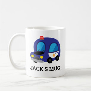 Polizeiauto Funny Polizist Geschenk Kaffeetasse