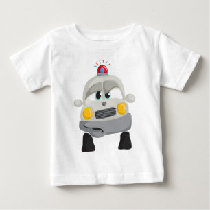 Polizeiauto mit dem Namen des Sheriff Baby T-shirt