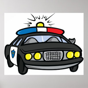 Polizeiauto Poster
