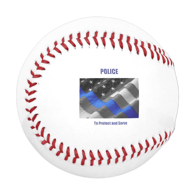 Polizeibaseball Baseball (Vorderseite Links)