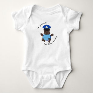 Polizeibeamte Baby Strampler