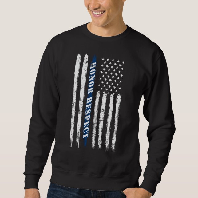 Polizeibeamte der Polizei für die Polizei der US-F Sweatshirt (Vorderseite)