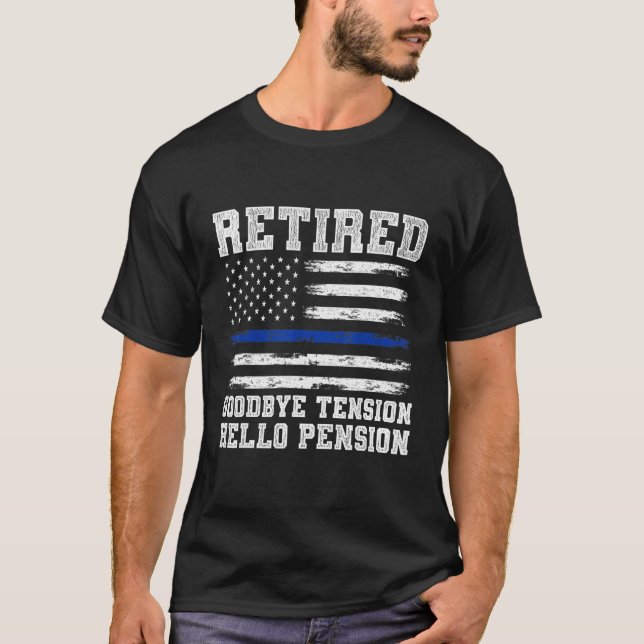 Polizeibeamte der Sheriff-Polizei T-Shirt (Vorderseite)