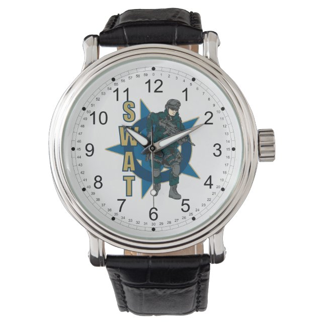 Polizeibeamte der SWAT Armbanduhr (Vorderseite)