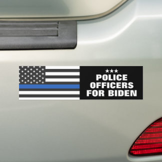 Polizeibeamte für die Wahlen 2024 Autoaufkleber
