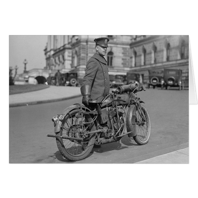 Polizeibeamte für Motorräder, 1922 (Vorderseite (Horizontal))