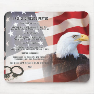Polizeibeamte-Gebet Mousepad