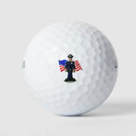 Polizeibeamte Golfball