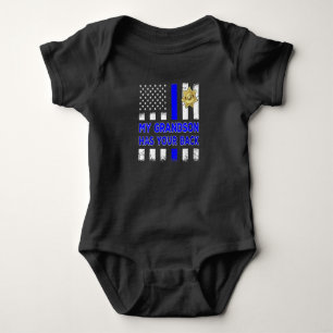 Polizeibeamte Grandeltern Mein Großsohn Baby Strampler
