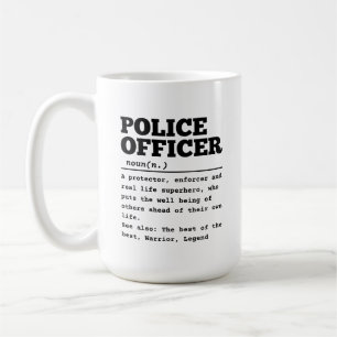 Polizeibeamte Kaffeetasse
