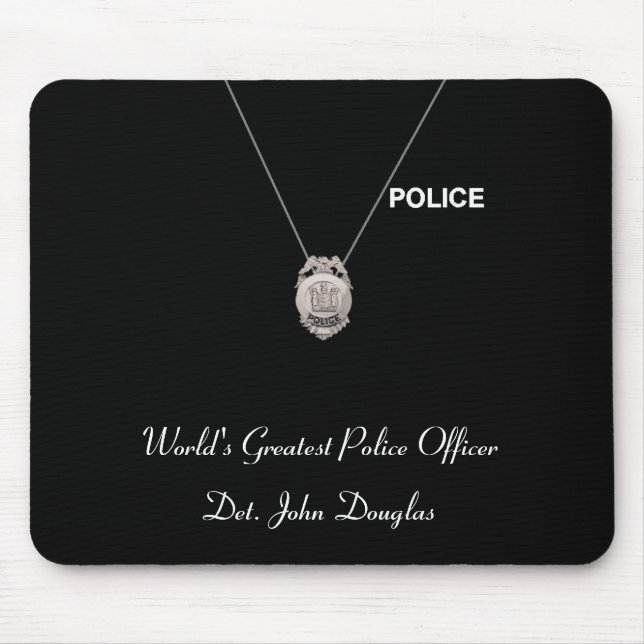 Polizeibeamte Mousepad (Vorne)