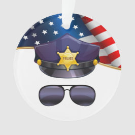 Polizeibeamte Ornament