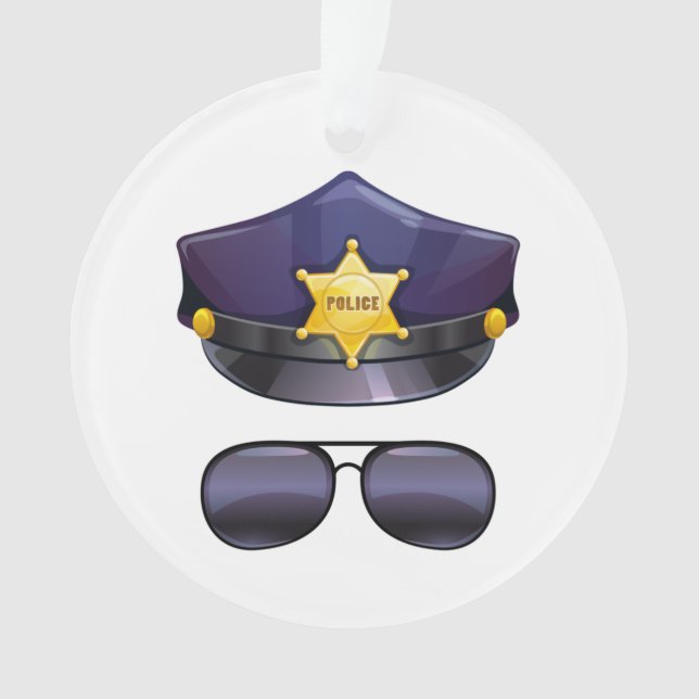 Polizeibeamte Ornament (Vorderseite)