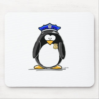 Polizeibeamte-Pinguin Mousepad