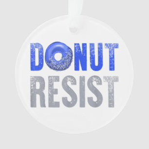 Polizeibeamte Shirt Thin Blue Line Donut Resist J Ornament