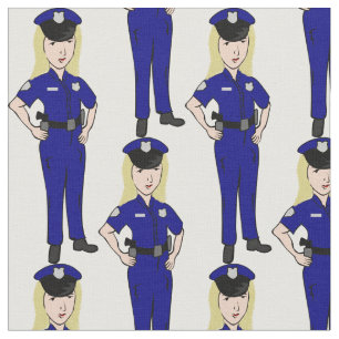 Polizeibeamte Stoff