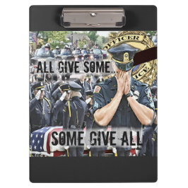 Polizeibeamte Strafverfolgungsausschuss Klemmbrett