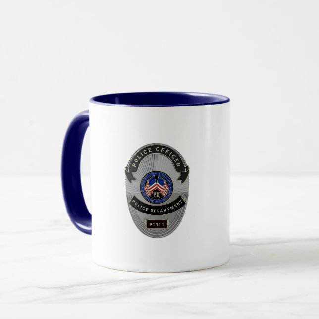 Polizeibeamte Tasse (Vorderseite Links)