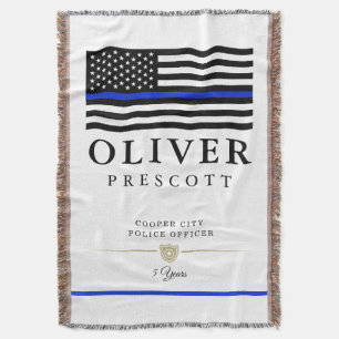 Polizeibeamte  Thin Blue Line Themed White Decke