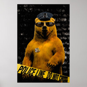 Polizeibeamter Bär! Poster