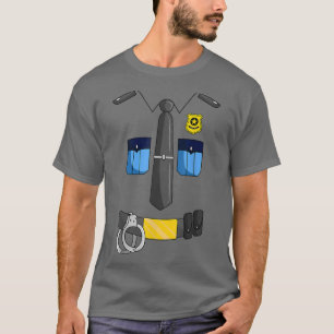 Polizeibeamter Costume Policeman Polizist Sheriff T-Shirt
