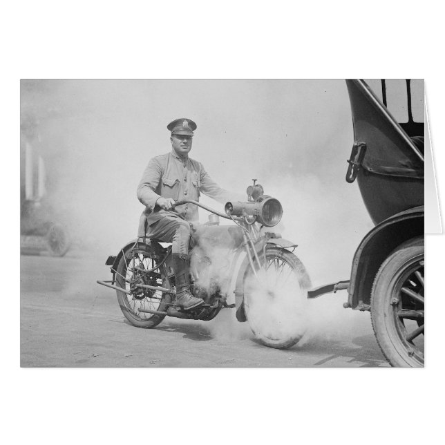 Polizeibeamter für Motorräder, 1923 (Vorderseite (Horizontal))