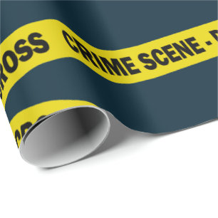 Polizeibeamter Geburtsdatum oder Büro Humor für di Geschenkpapier