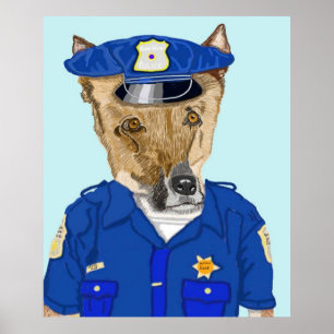 Polizeibeamter Ruff Poster