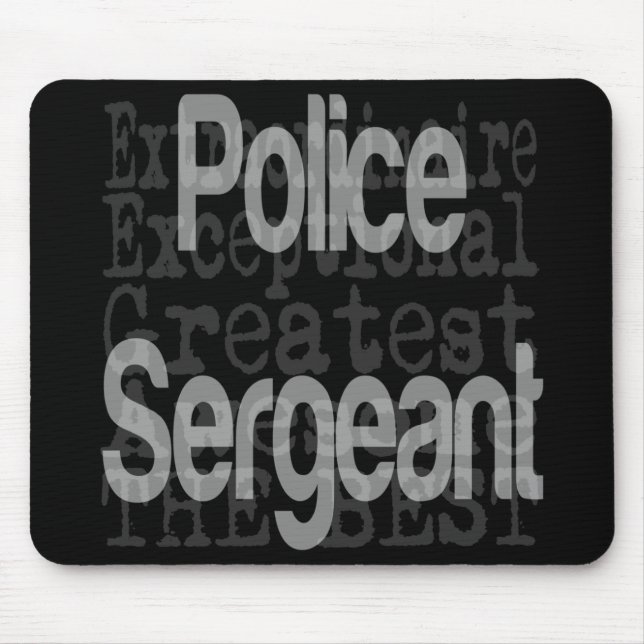 Polizeibeamter Sonderbeauftragter Mousepad (Vorne)