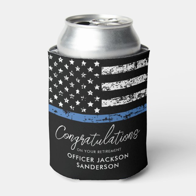 Polizeibeamter Strafverfolgung für das Party Dosenkühler (Kanne Vorderseite)