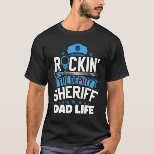 Polizeibeamter Vater Polizist Polizist Stellvertre T-Shirt