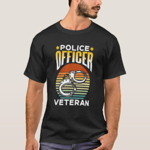 Polizeibeamter Veteran Ruhestand Polizist Reti T-Shirt
