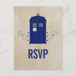 Polizeibox RSVP Postkarte v6