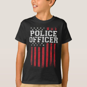 Polizeichef American Flag Usa Patriot Patriotic T-Shirt