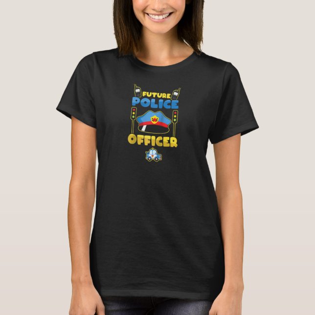 Polizeichef-Inspektor für Kinderjunge T-Shirt (Vorderseite)