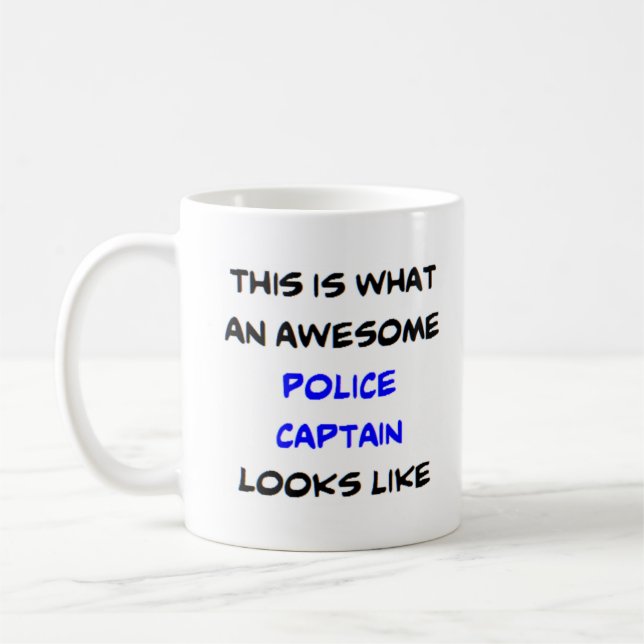 Polizeichef, phantastisch kaffeetasse (Links)