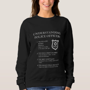 Polizeichefs verstehen - schwarz sweatshirt