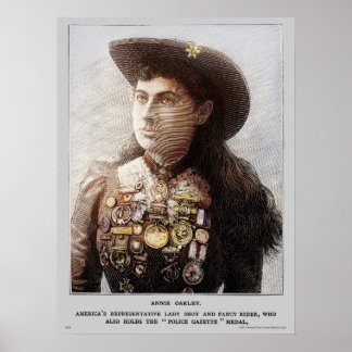 Polizeichlette Annie Oakley (Farbe) Poster