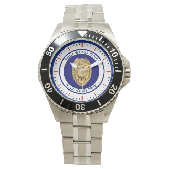Polizeidirektor - Abzeichen Armbanduhr (Vorderseite)
