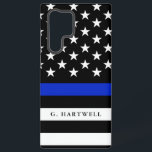 Polizeifahne des individuellen Namens Samsung Galaxy Hülle<br><div class="desc">Ein individuelle Name Polizei-Flag Galaxy S22 Ultra Case. Es ist mit einer dünnen blauen Linie Polizei-Thema amerikanischen Flagge besetzt. Zwischen den Zeilen ist ein Platz für Ihren Namen oder den Namen Ihres Geschenkempfängers. Kühne und lebendige und eine Möglichkeit,  Ihre Liebe für das Land und uns Strafverfolgung zu zeigen.</div>