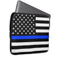 Polizeiflagge der Thin Blue Line