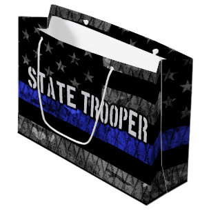 Polizeiflagge des Staat in Not Große Geschenktüte