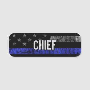 Polizeiflagge Namensschild
