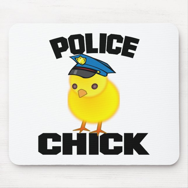 Polizeifrau Mousepad (Vorne)
