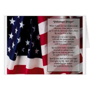 Polizeigebetsschwarzdruck